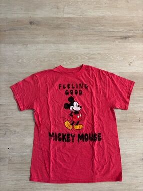 Disney Red Mickey Mouse Graphic Tee